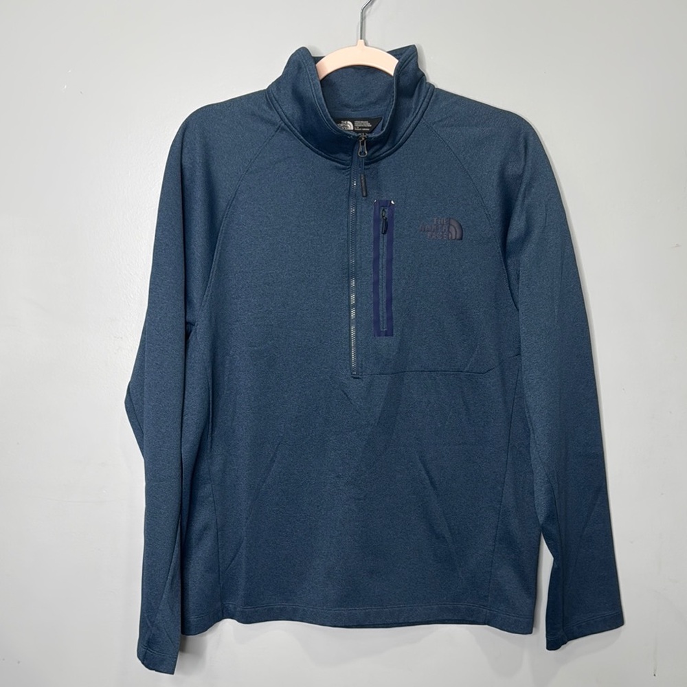 The North Face Men's Blue Pullover Jacket Sz L